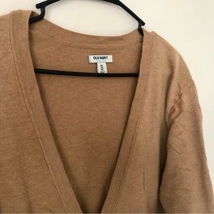 Tan Old Navy Cardigan